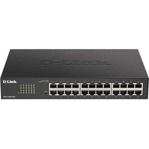 D-LINK 26-Port Layer2 PoE+ Smart Switch - DGS-1100-26MPV2/E
